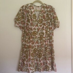 Mirth SAMPLE / korcula short dress in gilded and pink small